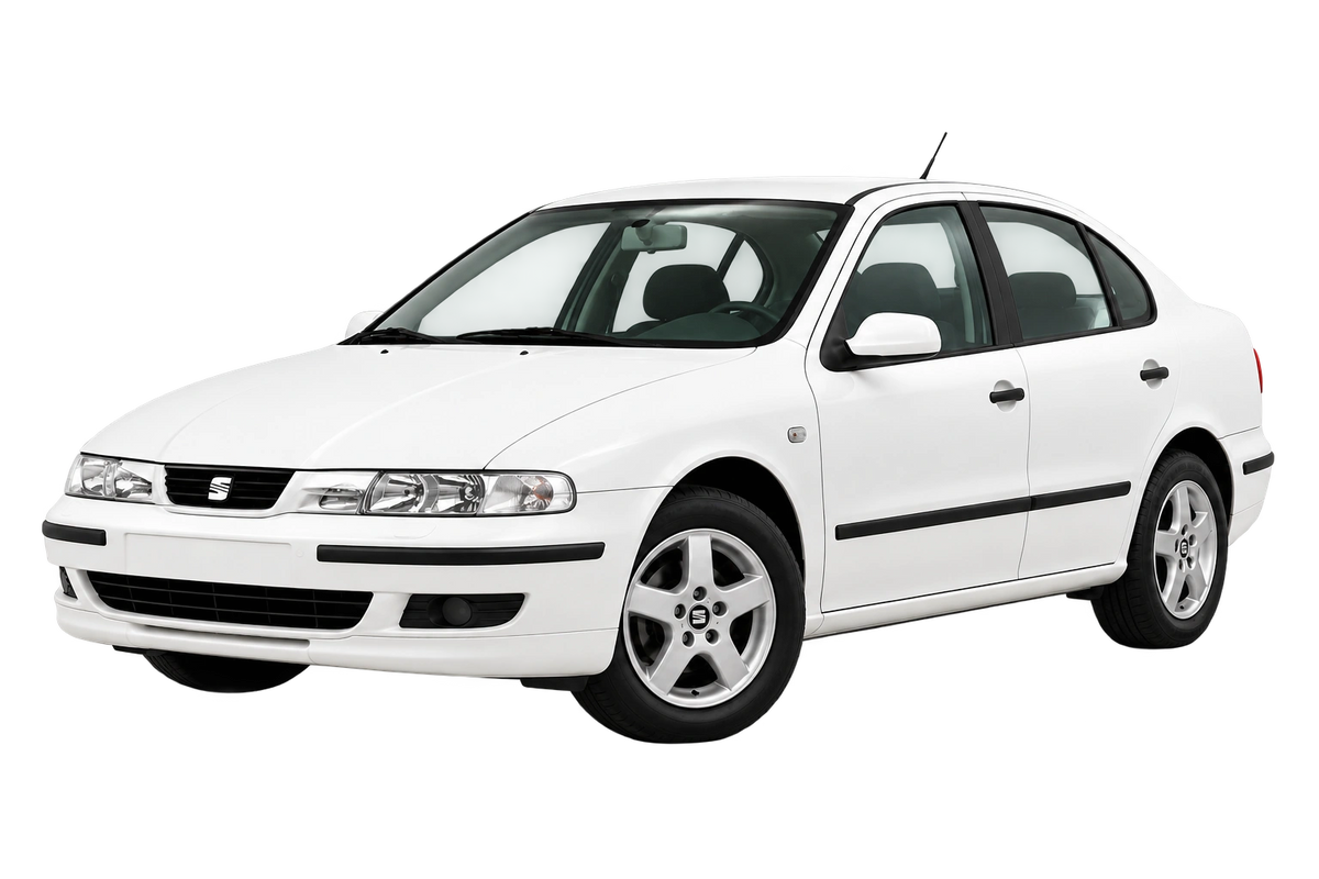 Witte Seat Toledo 1M, schuin van voren