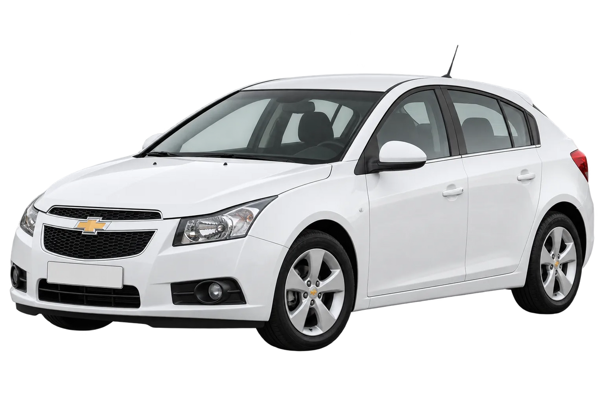Witte Chevrolet Cruze KL1J Mit Lochkreis 5x105, schuin van voren