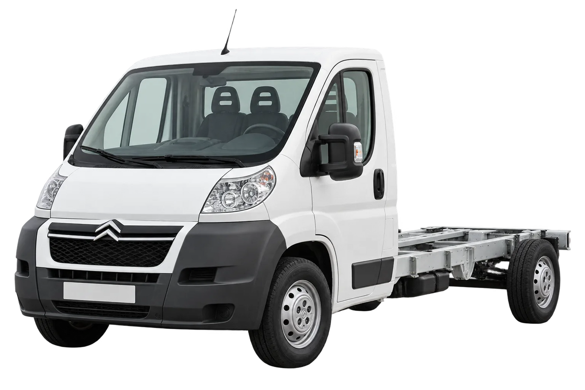 Witte Citroen Jumper Y, 250L - Heavy, schuin van voren