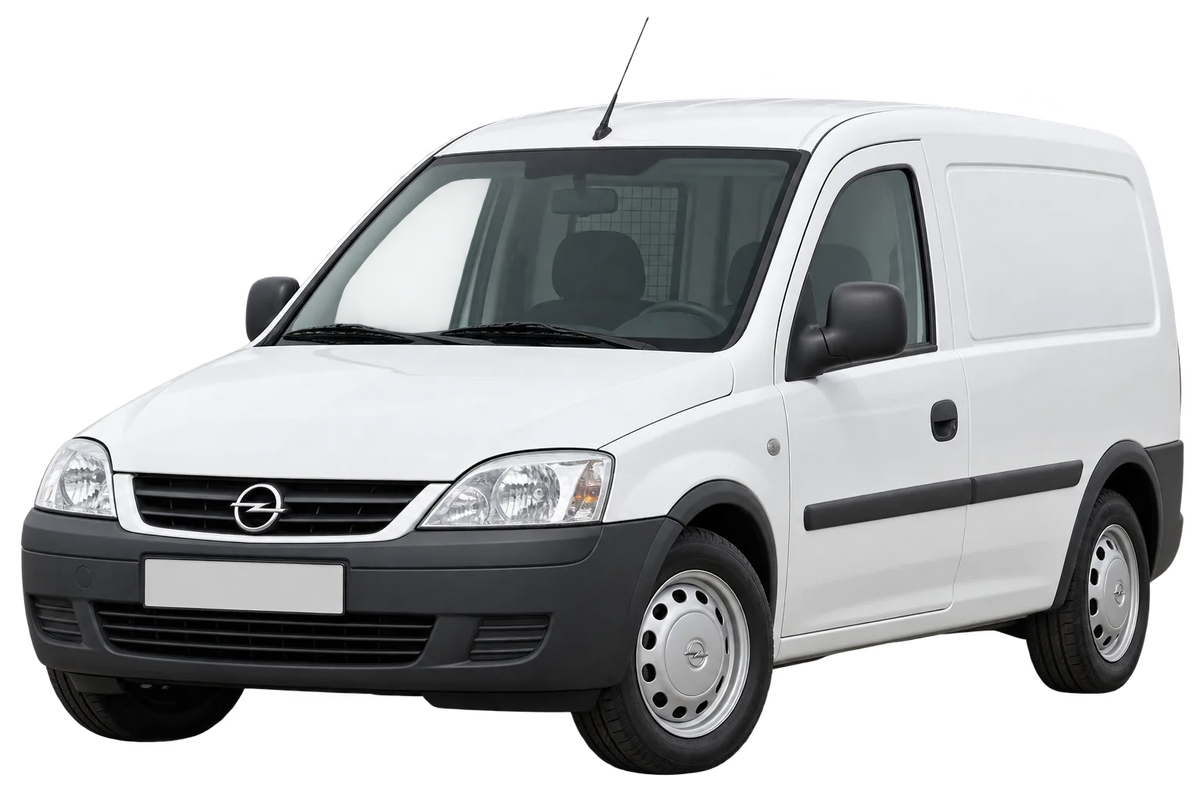 Witte Opel Combo Combo-C, Combo-C-Van Combo-C-Van, schuin van voren